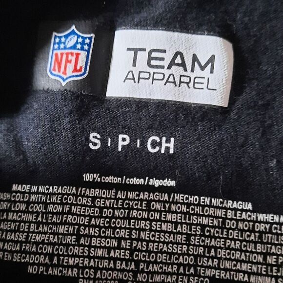 Chiefs Women's Black 100% Cotton Short Sleeve Pullover‎ T-Shirt Size Small - Picture 4 of 4